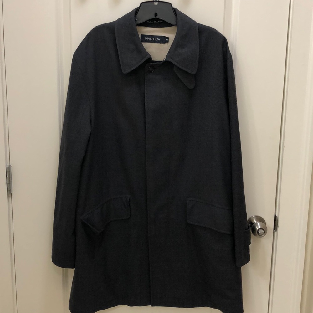 Men’s Nautica Wool Topcoat